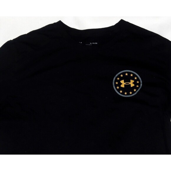 Under Armour United States of America Shirt XL Flag Logo On Back Heatgear UA USA - Picture 4 of 9